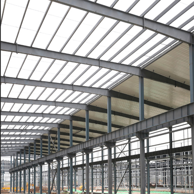 Steel Frame Structure Construction Prefab Warehouse Workshop Factory Storage Building