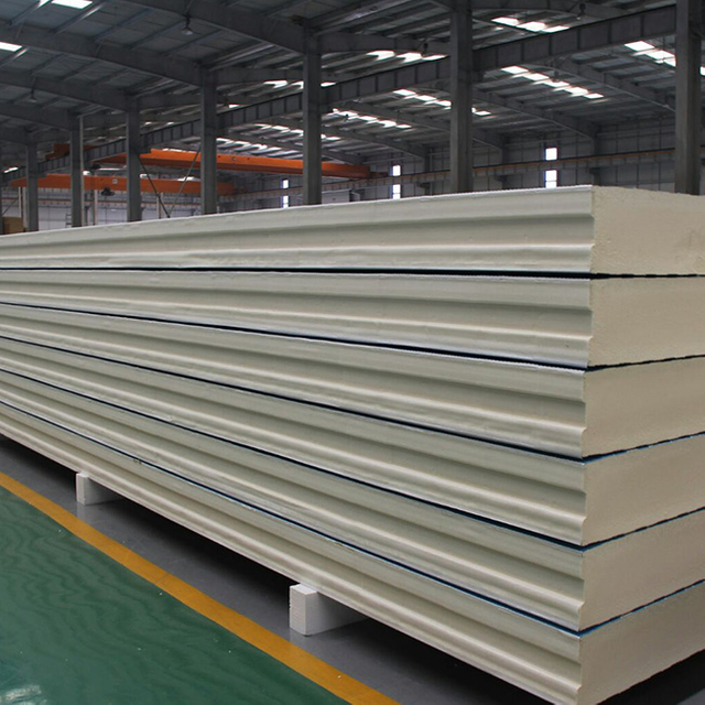 Insulated PU Polyurethane PIR Foam Sandwich Panels for Wall Roof and Partition